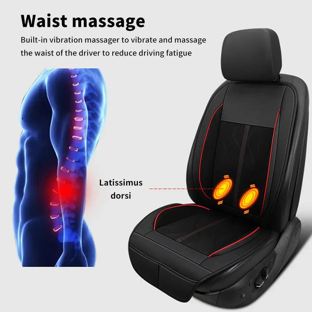 ๐ Heated & Ventilated Car Seat Cushion โ All-Season Comfort with Massage, Cooling & More