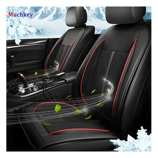 🏁 Heated & Ventilated Car Seat Cushion – All-Season Comfort with Massage, Cooling & More