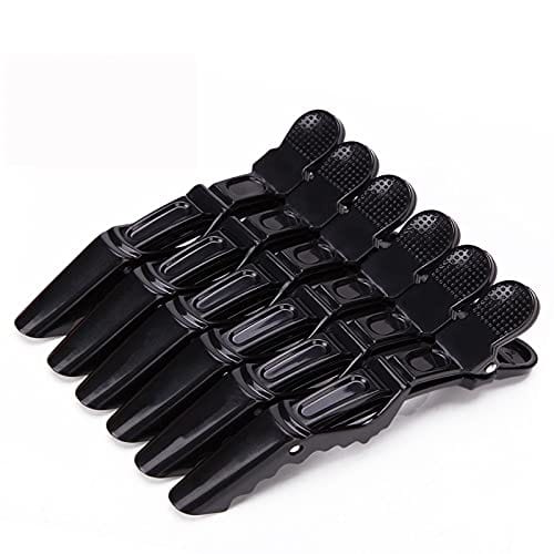 HAPPYGLOW Alligator Hair Clips, Pack of 6 Long Mouth Hair Clips