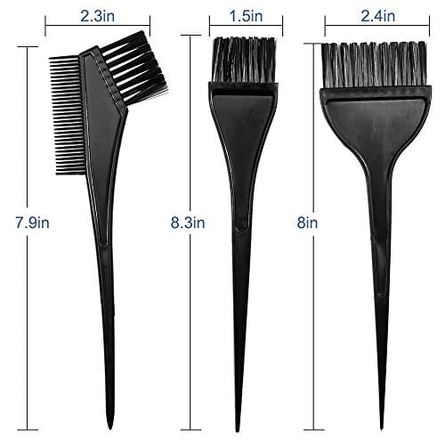 Hair Dye Color Brush and Bowl Set, 4Pcs Color Bowl Brushes